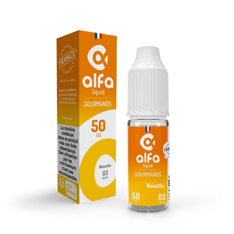 E-liquide Noisette 10ml - Alfaliquid