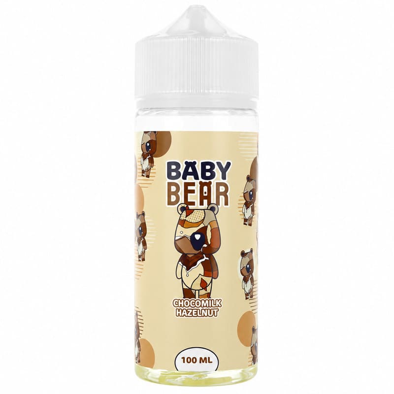 E-liquide Chocomilk Hazelnut 100ml 0mg – Baby Bear