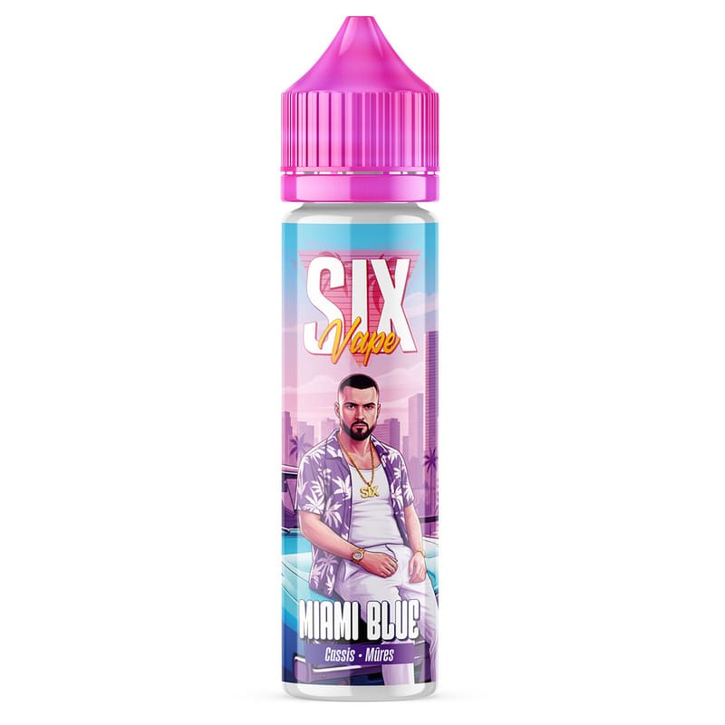 E-liquide Miami Blue 50ml 0mg – SIX Vape