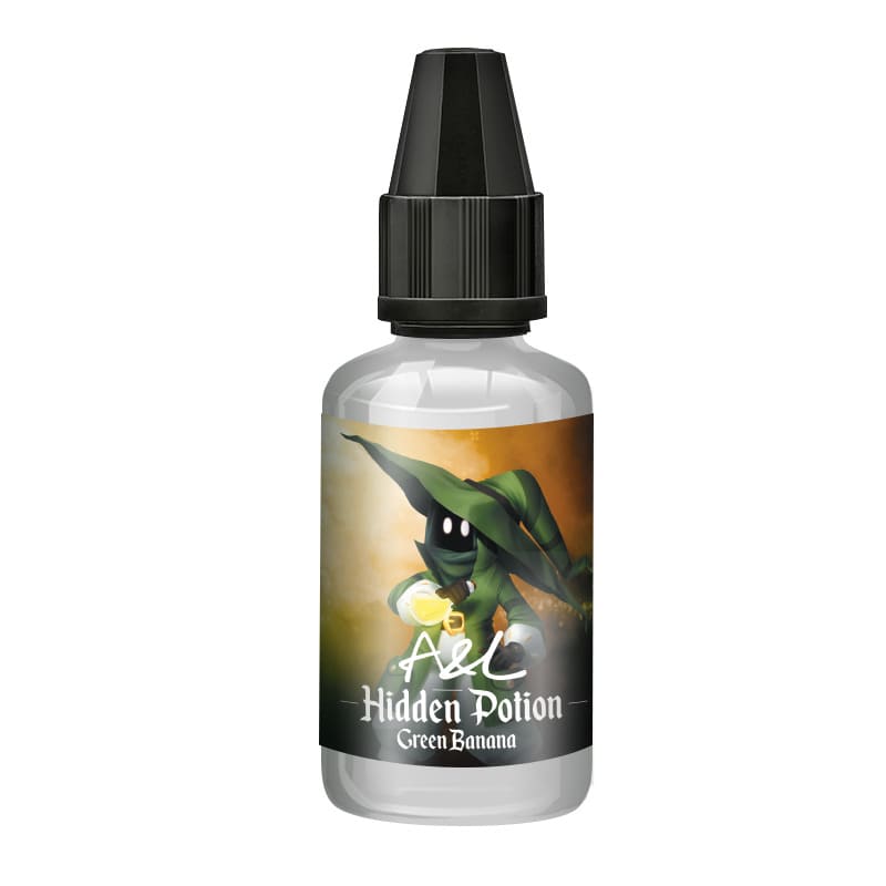 Arôme Concentré A&L Hidden Potion Green Banana 30ml | VAPEVO