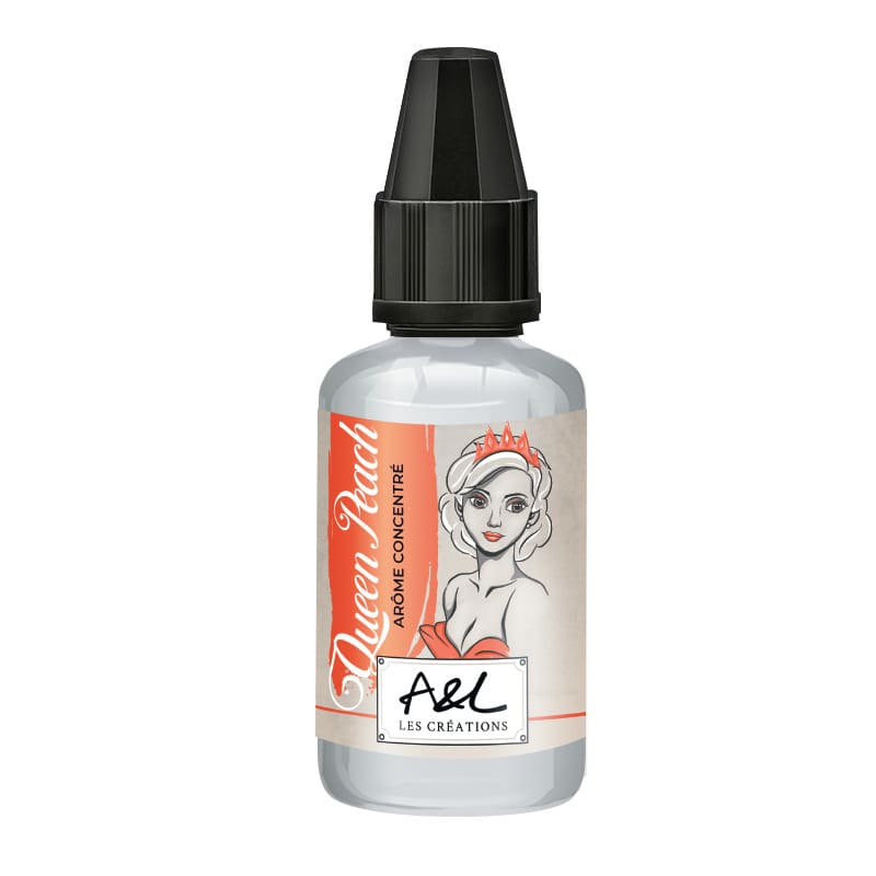 Arôme Concentré A&L Les Créations Queen Peach 30ml | VAPEVO