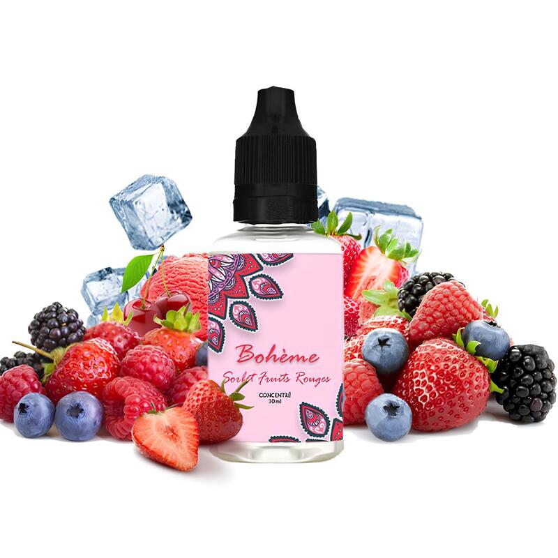 Arôme Concentré Bohème Sorbet Fruits Rouges 30ml | VAPEVO