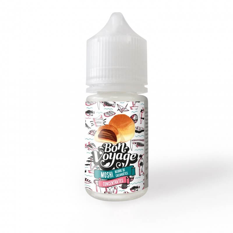 Arôme Concentré Bon Voyage Moshi & Beurre de Cacahuètes 30ml | VAPEVO