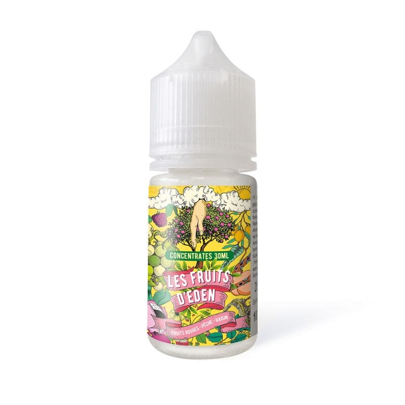 Arôme Concentré Les Fruits d'Eden Fruits Rouges, Pêche & Raisin 30ml | VAPEVO