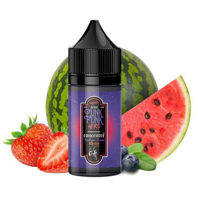 Arôme Concentré Punk Funk Hero Pastèque Fraise Myrtille 30ml | VAPEVO