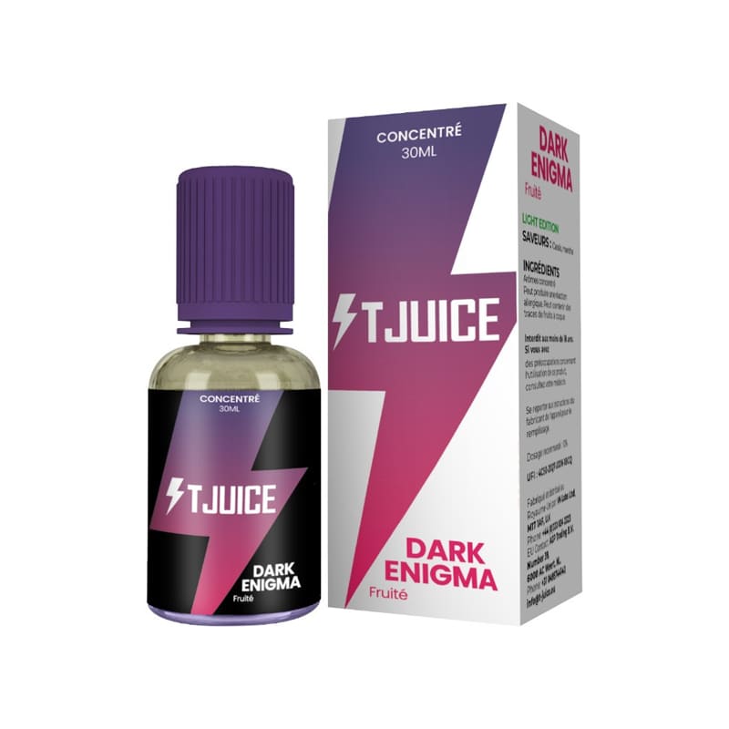 Arôme Concentré T-Juice Dark Enigma 30ml | VAPEVO