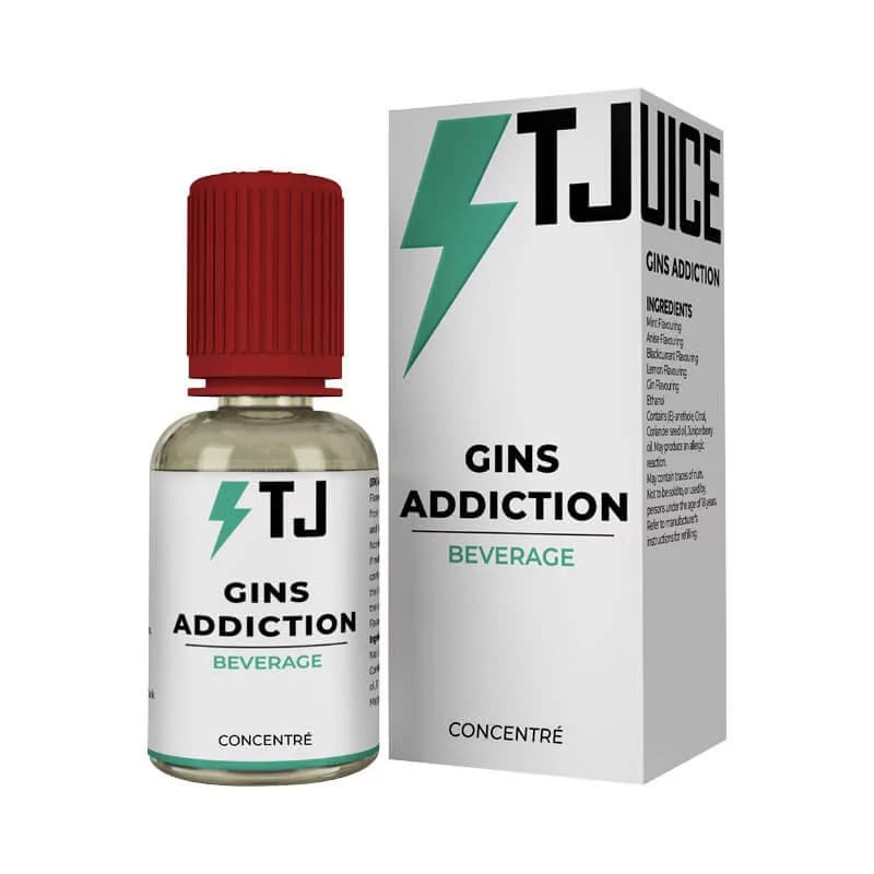 Arôme Concentré T-Juice Gins Addiction 30ml | VAPEVO