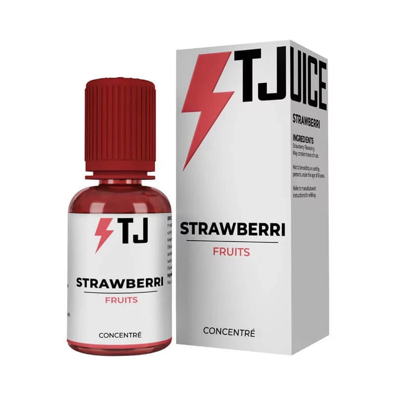 Arôme Concentré T-Juice Strawberri 30ml | VAPEVO