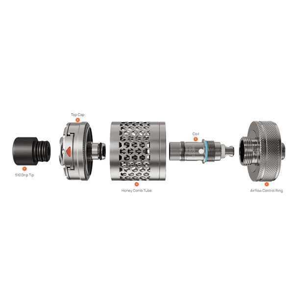 ASPIRE Nautilus 3S - Clearomiseur 4ml 24mm-Black-VAPEVO