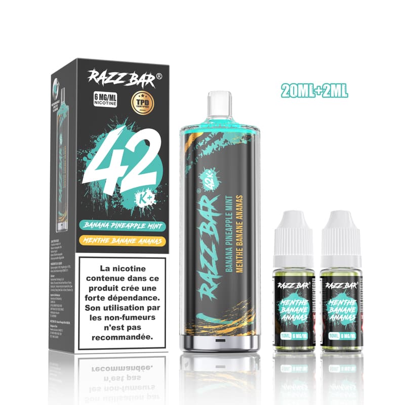 Kit Razz Bar 42K 6mg
