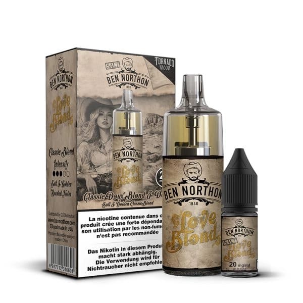 BEN NORTHON X Tornado 10K - Kit Rechargeable 10000 Puffs-20 mg-Love Blond-VAPEVO