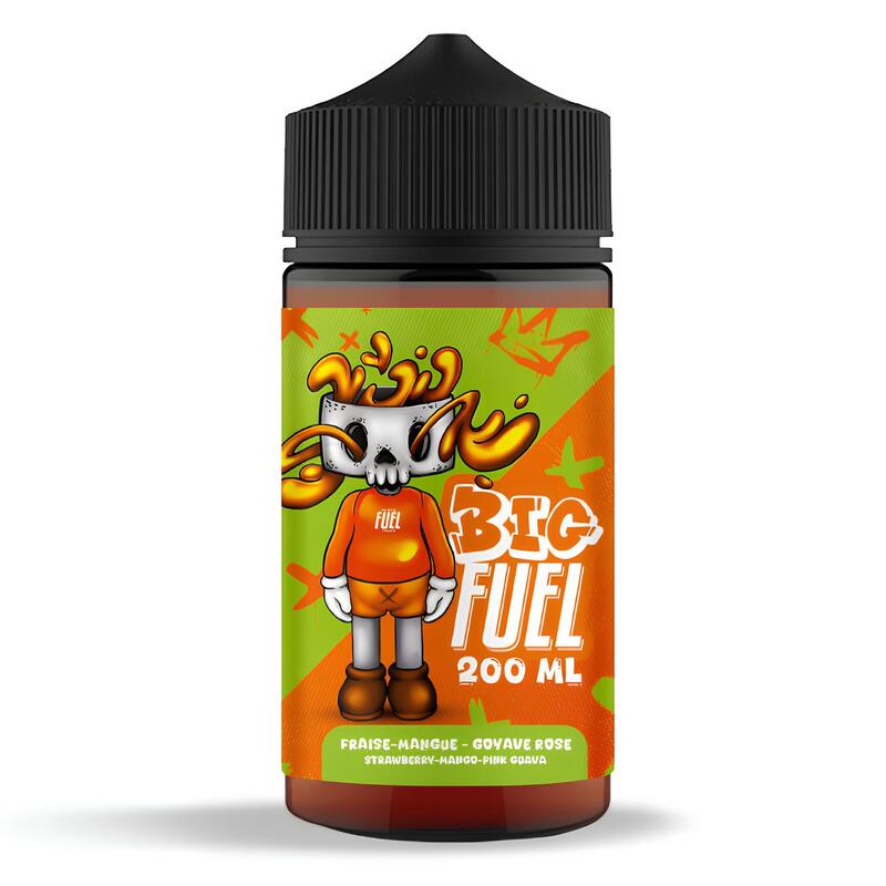 BIG FUEL Goyave & Fraise & Mangue - E-liquide 200ml-0 mg-VAPEVO