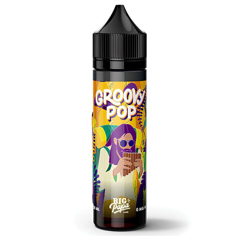 BIG PAPA - Groovy Pop - E-liquid 50ml BIG PAPA - Groovy Pop - E-liquid 50ml