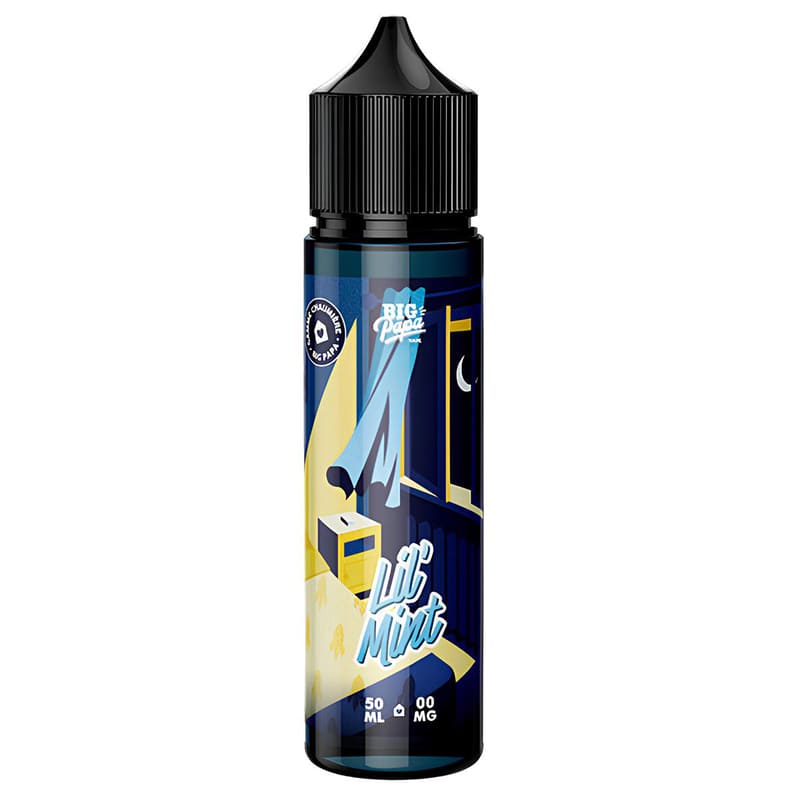 BIG PAPA Lil' Mint - E-liquide 50ml-0 mg-VAPEVO