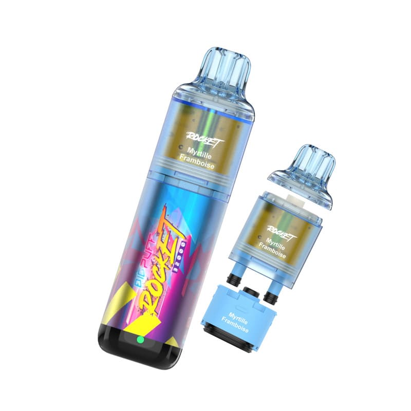 BIG PUFF Rocket - Puff Rechargeable 32000 Puffs-20 mg-Banane à la Fraise-VAPEVO