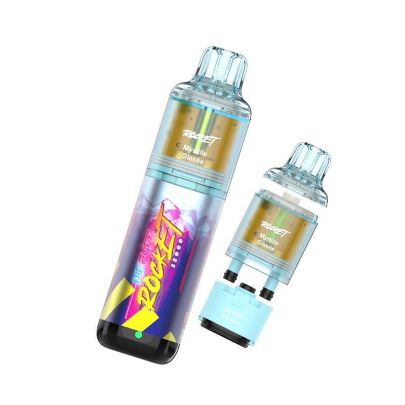 BIG PUFF Rocket - Puff Rechargeable 32000 Puffs-20 mg-Banane à la Fraise-VAPEVO