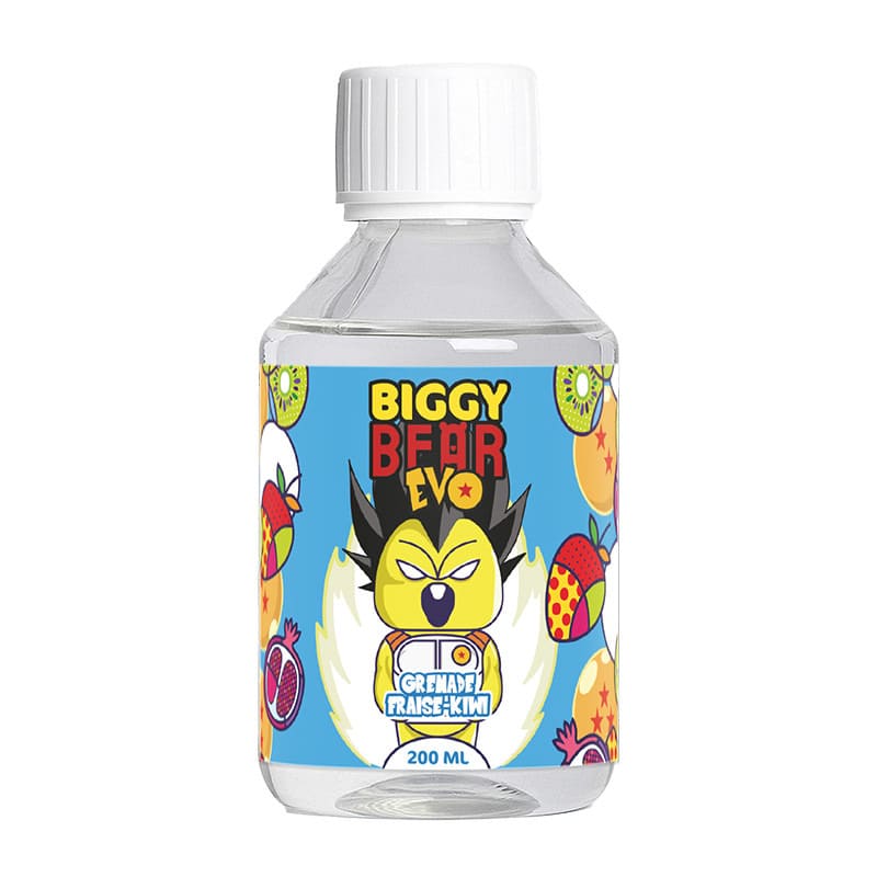 BIGGY BEAR Grenade Fraise Kiwi - E-liquido 200ml BIGGY BEAR Grenade Fraise Kiwi - E-liquido 200ml