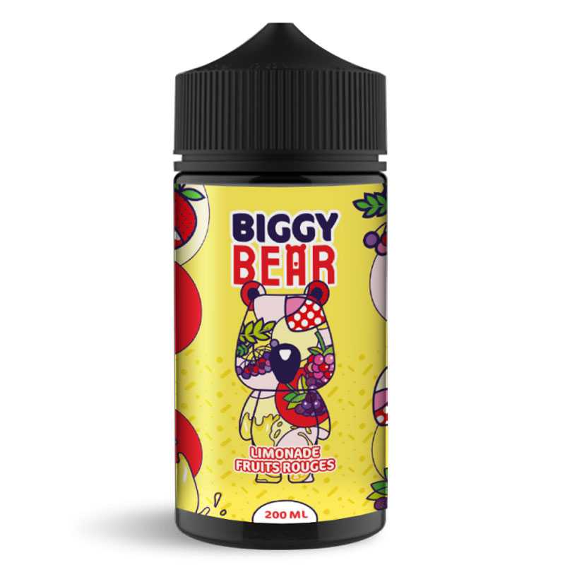 BIGGY BEAR Limonade Fruits Rouges - E-liquide 200ml 0 mg | VAPEVO