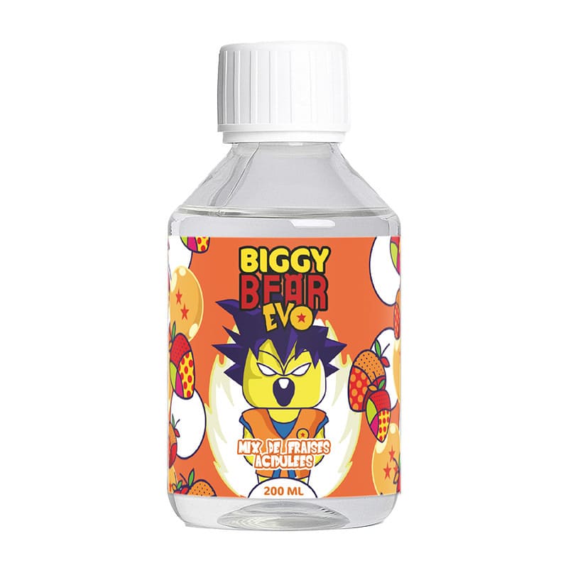 BIGGY BEAR Mix de Fraises Acidules - E-liquid 200ml BIGGY BEAR Mix de Fraises Acidules - E-liquid 200ml