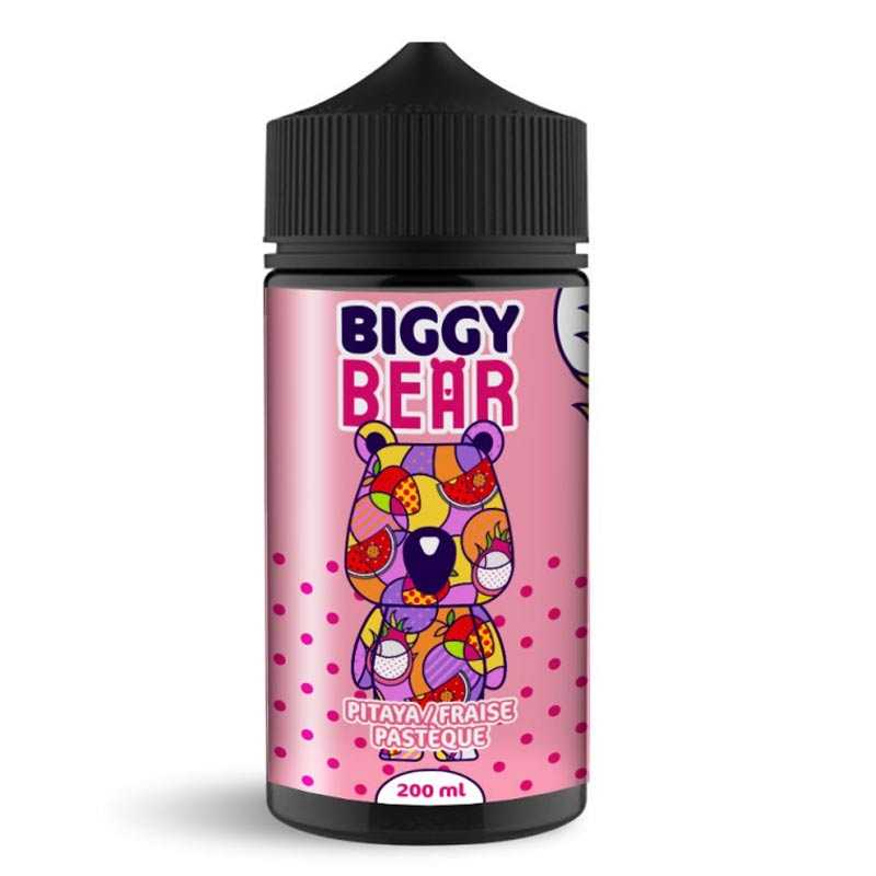 BIGGY BEAR Pitaya Fraise Pastèque - E-liquide 200ml 0 mg | VAPEVO