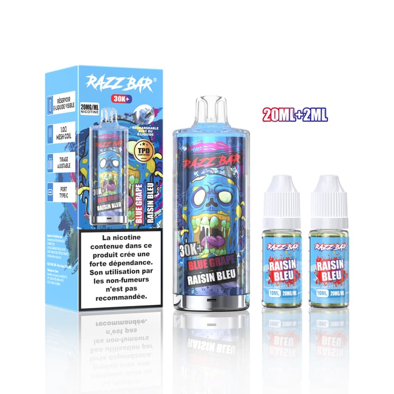 Kit Razz Bar 30K 20mg