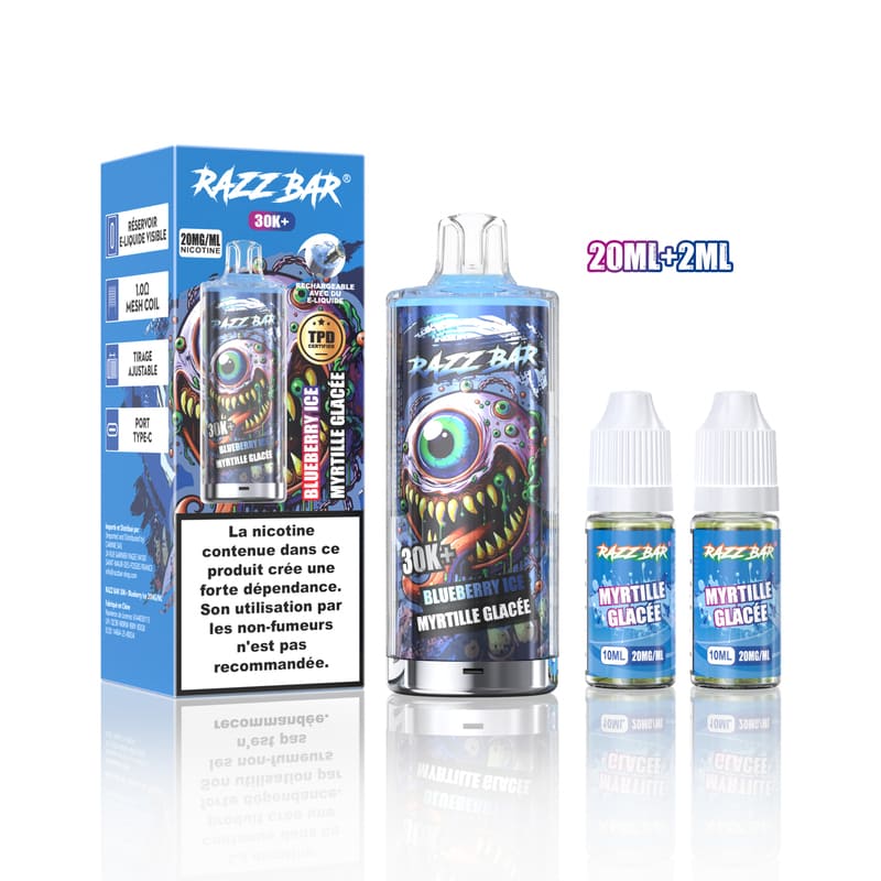 Kit Razz Bar 30K 20mg