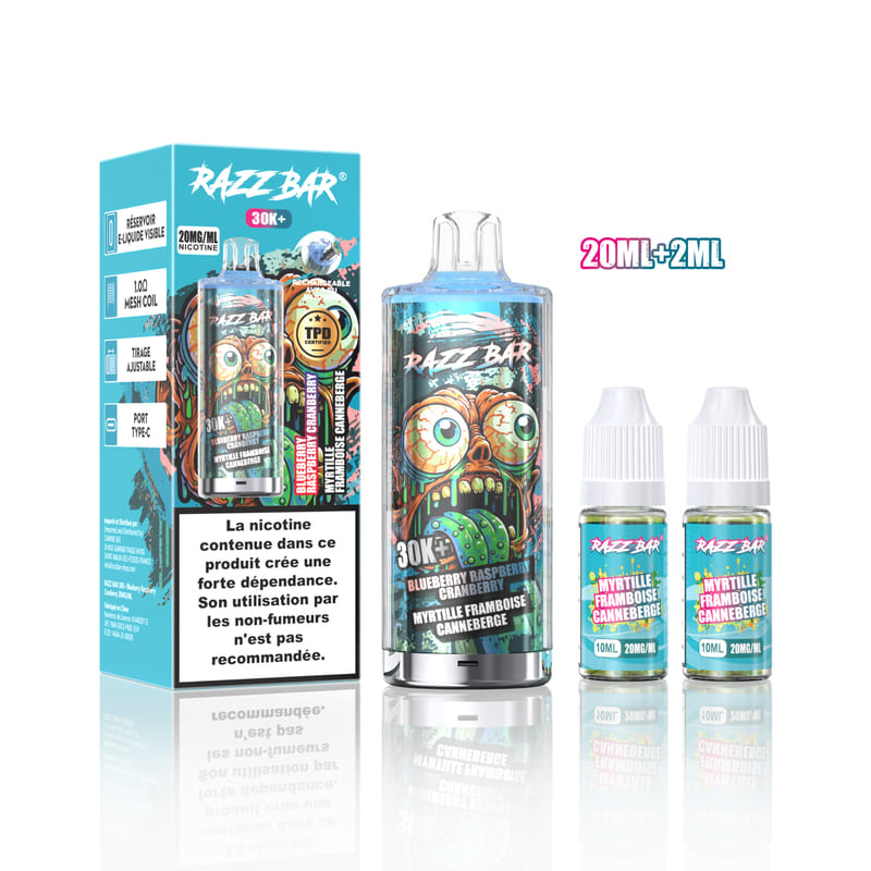 Kit Razz Bar 30K 20mg