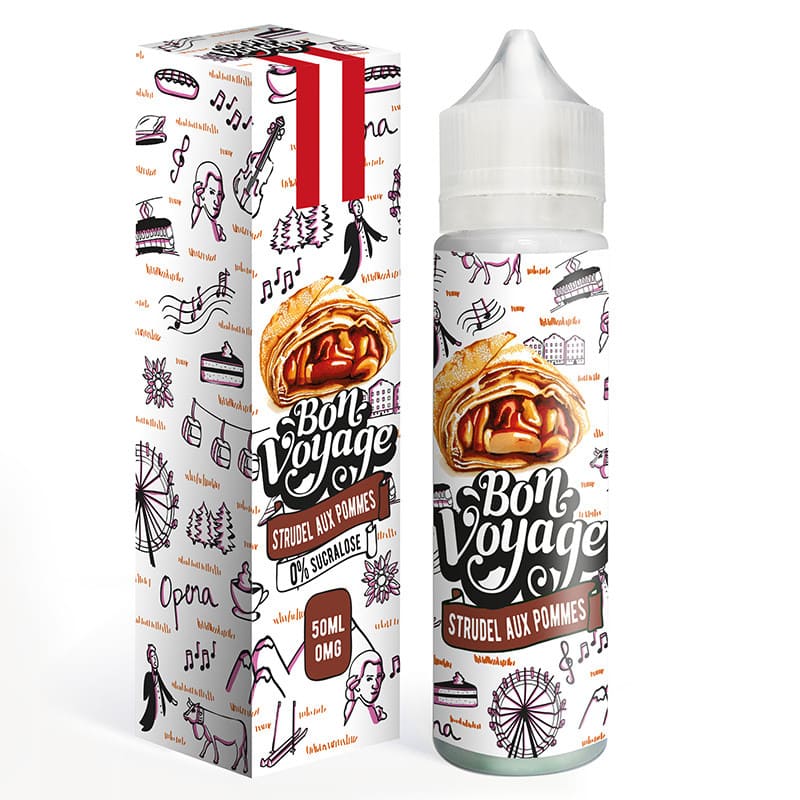 BON VOYAGE Strudel Aux Pommes - E-liquido 50ml BON VOYAGE Strudel Aux Pommes - E-liquido 50ml