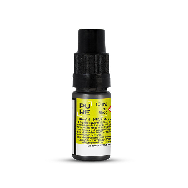Booster de Nicotine Pure 20mg 10ml 50:50 (18mg/ml) | VAPEVO