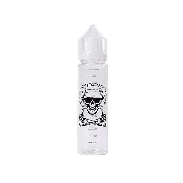 Bouteille graduée style avec bouchon doseur-Bob Skull-60 ml-VAPEVO