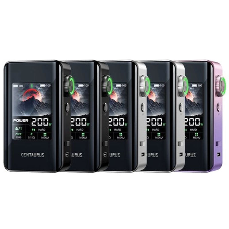 Box Mod Lost Vape Centaurus BT200 200W Silver Carbon | VAPEVO