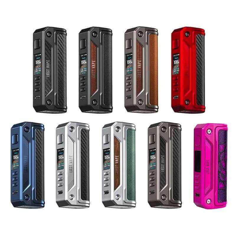 Box Mod Lost Vape Thelema Solo 100W Black Carbon Fiber | VAPEVO