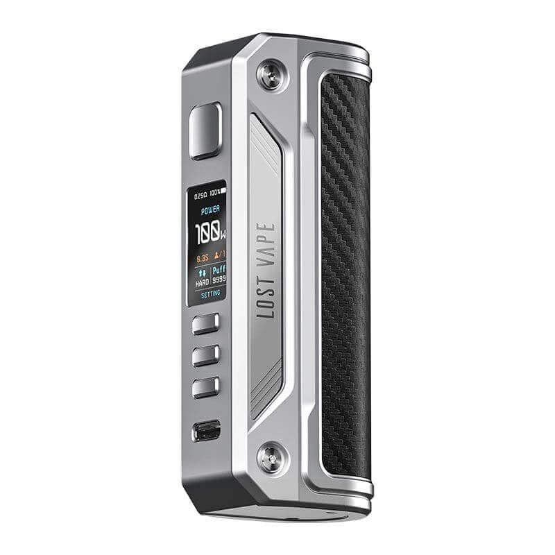 Box Mod Lost Vape Thelema Solo 100W SS Carbon Fiber | VAPEVO