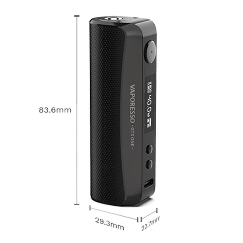 Box Mod Vaporesso GTX One - 40W 2000mAh Black | VAPEVO