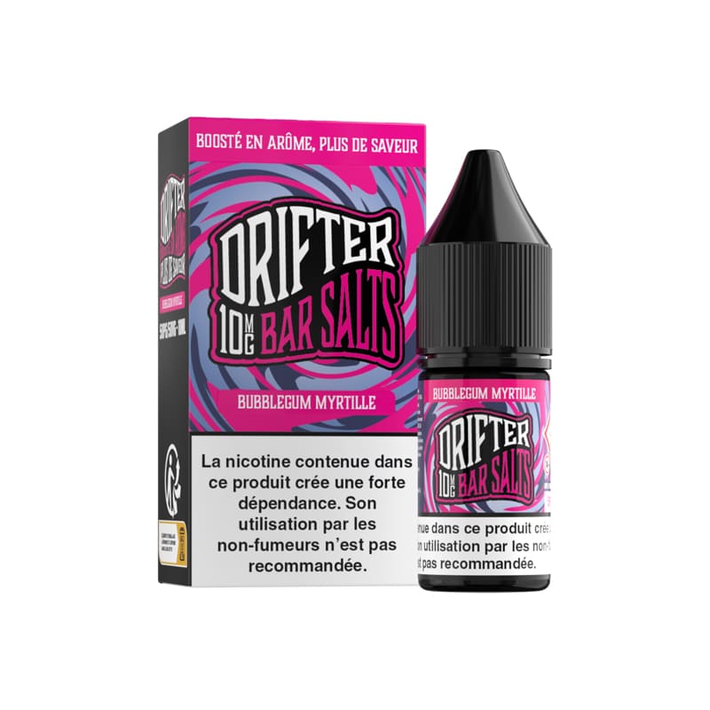 Sel de Nicotine Drifter Bar Salts Bubblegum Myrtille 10ml