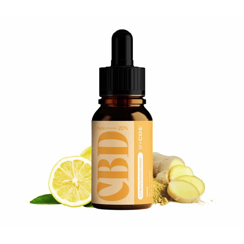 BY CDS Citron / Gingembre Gaieté - Huile de CBD Full Spectrum 10ml 1000 mg | VAPEVO
