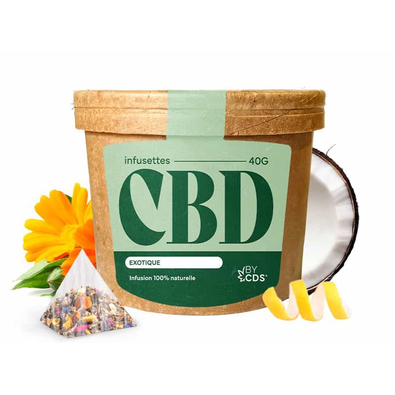 BY CDS Rooibos Exotique - 20 Sachets d'Infusettes au CBD | VAPEVO