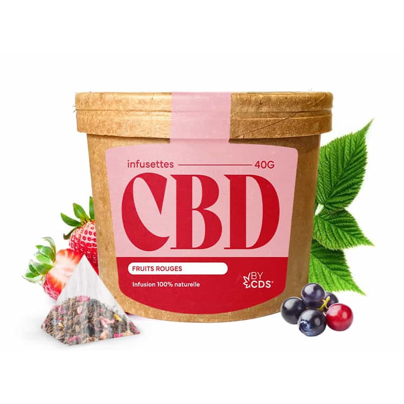 BY CDS Rooibos Fruits Rouges - 20 Sachets d'Infusettes au CBD | VAPEVO