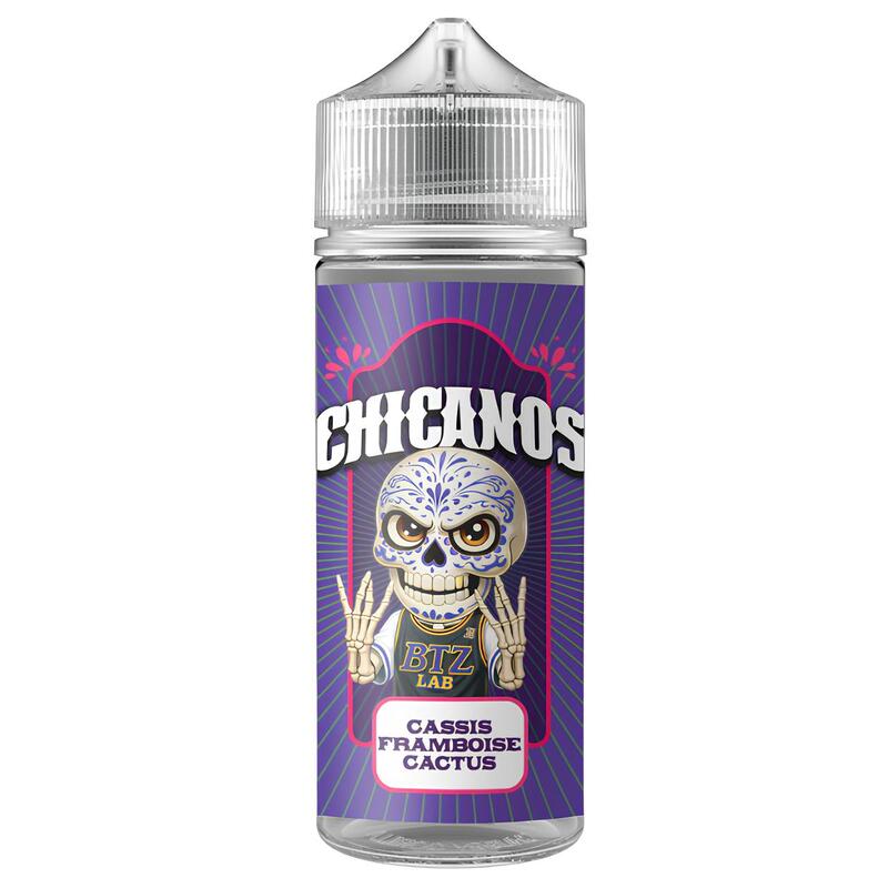 E-liquide Cassis Framboise Cactus 50ml/100ml 0mg – Chicanos