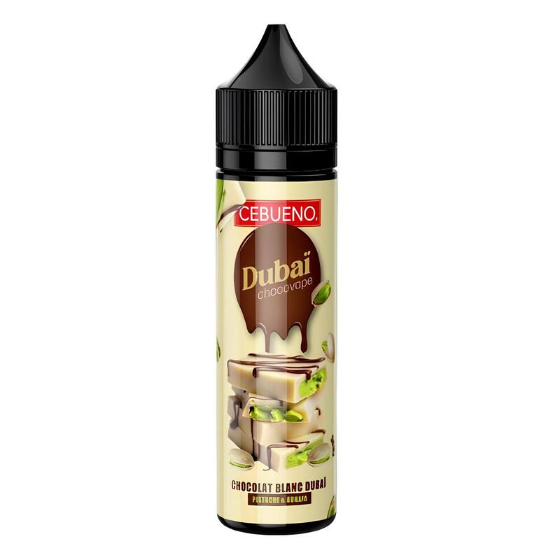 CEBUENO Dubaï Chocovape White - E-liquide 50ml-0 mg-VAPEVO