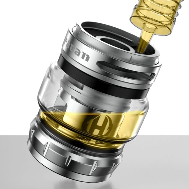 Clearomiseur Aspire Huracan Tank - 4ml/6ml 26mm Black | VAPEVO