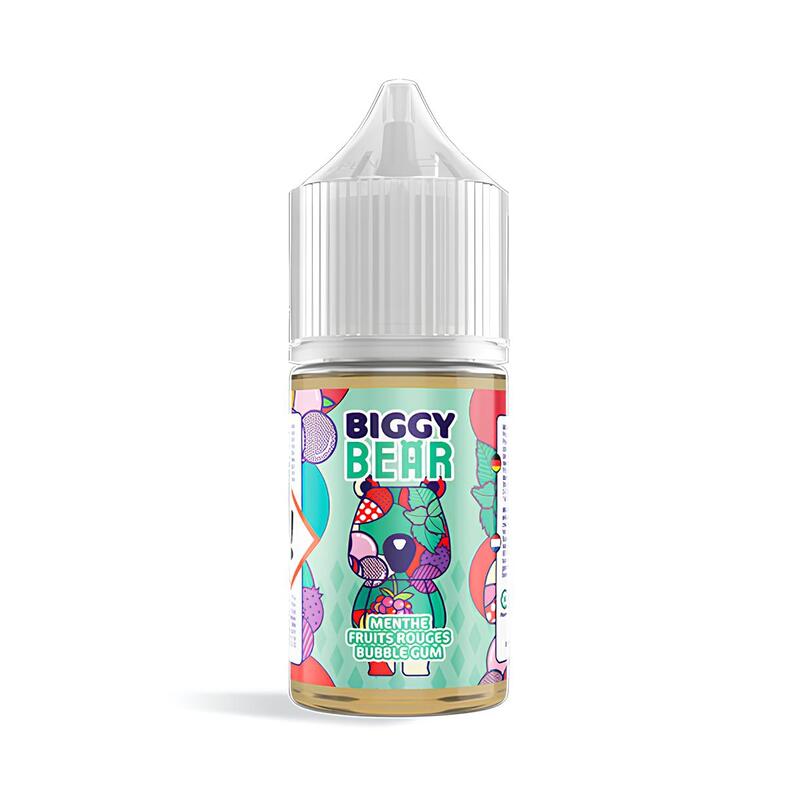 Arôme Concentré Menthe Fruits Rouges Bubble Gum 30ml – Biggy Bear