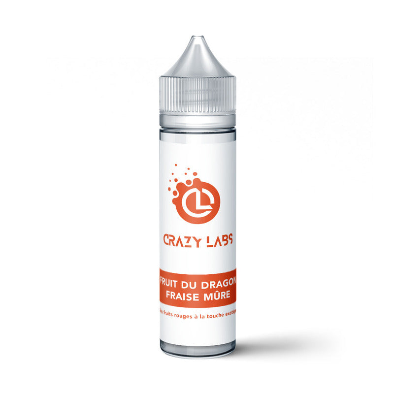 CRAZY LABS Fruit du Dragon Fraise Mûre - E-liquide 50ml 0 mg | VAPEVO