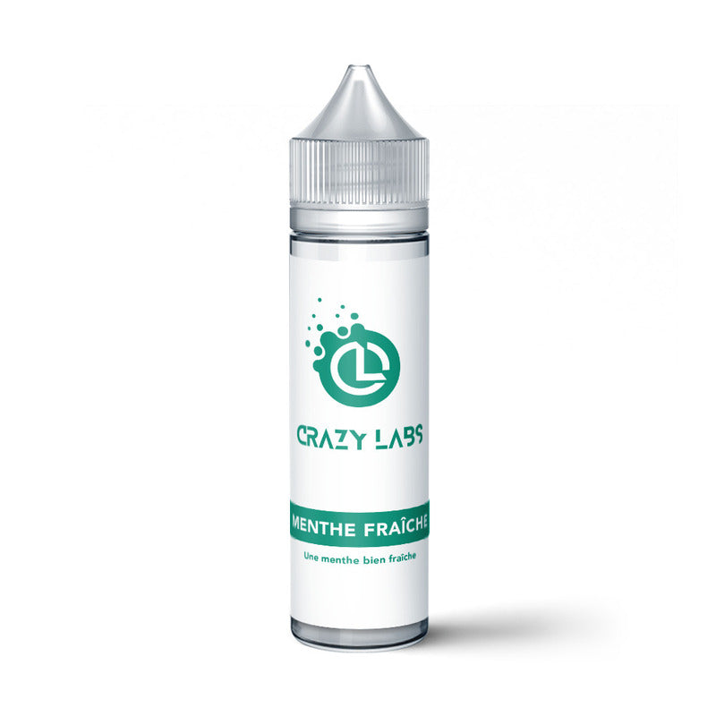 CRAZY LABS Menthe Fraîche - E-liquide 50ml 0 mg | VAPEVO