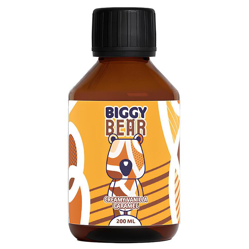 E-liquide Creamy Vanilla Caramel 200ml 0mg – Biggy Bear