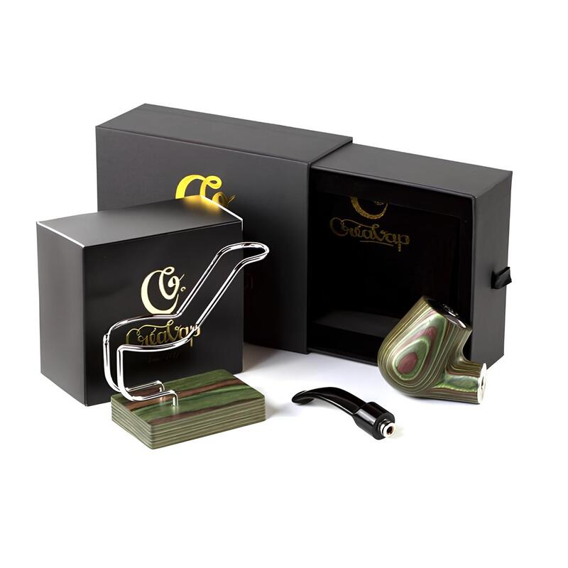 CREAVAP Bent 18350 SaRaiFo Limited Edition - Coffret E-Pipe 22mm-Green SaRaiFo-VAPEVO