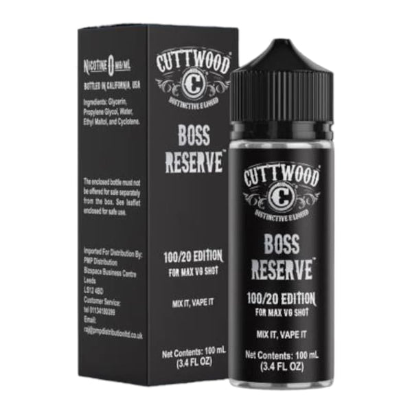 CUTTWOOD Classic Boss Reserve - E-liquide 100ml-0 mg-VAPEVO
