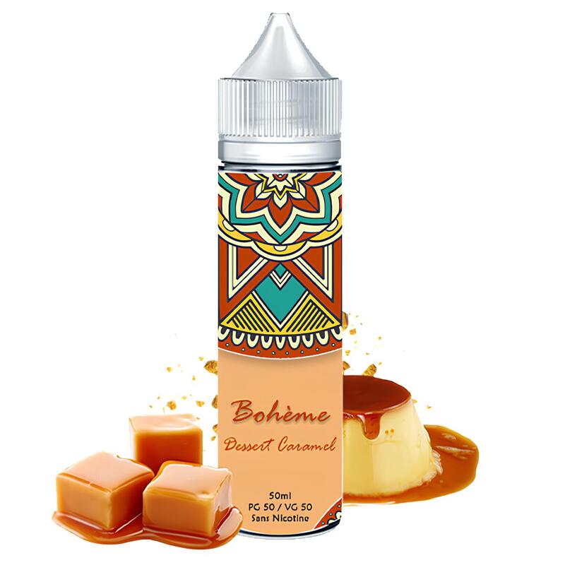 E-liquide Bohème Dessert Caramel 50ml 0mg