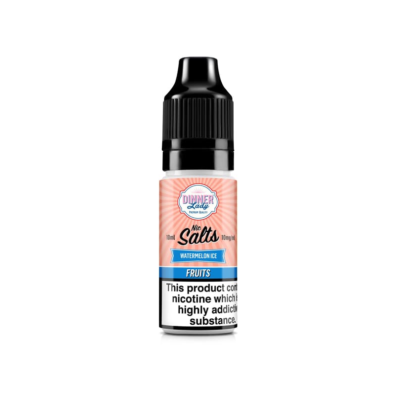 DINNER LADY Fruit Full Watermelon Ice - Sel de nicotine 10ml-10 mg-VAPEVO