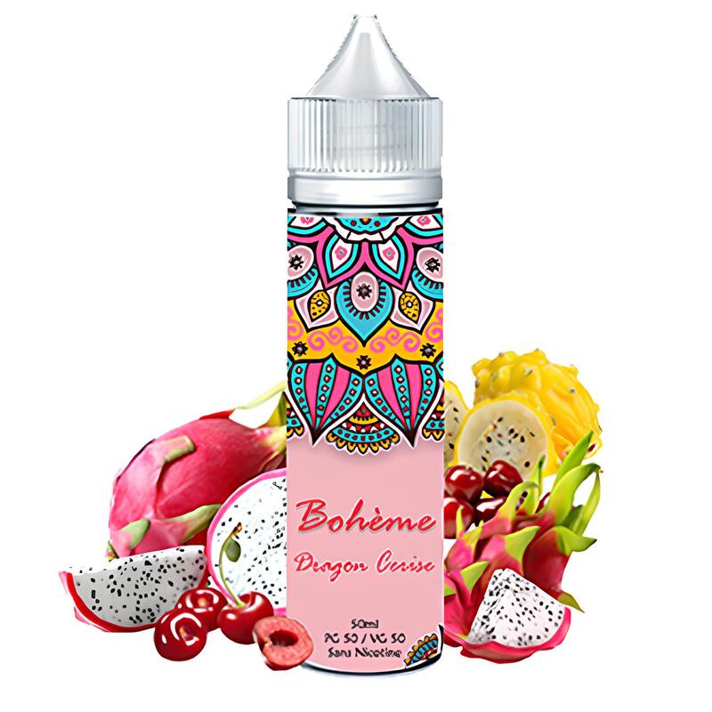 E-liquide Bohème Dragon Cerise 50ml 0mg | VAPEVO
